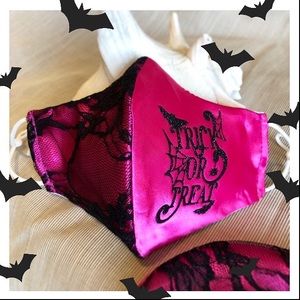 Halloween face mask handmade.